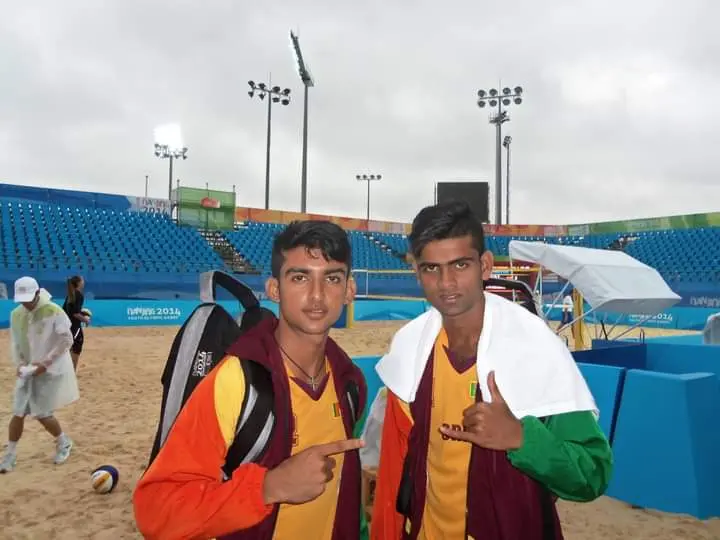 Beach volleyball competition at the Youth Olympic Games