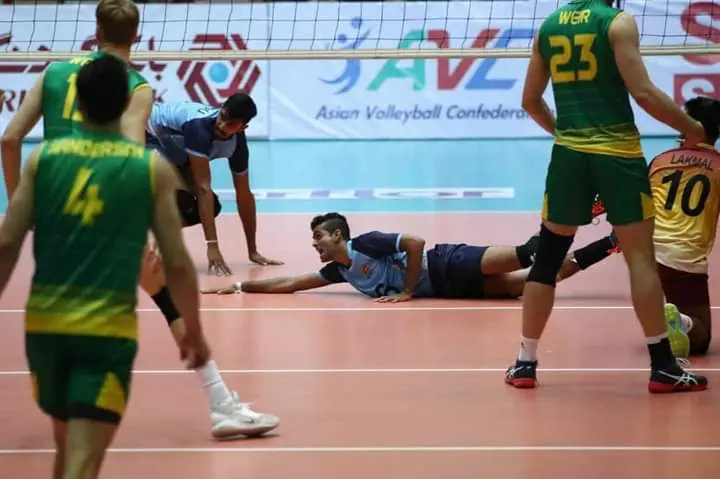 Sri Lankan team during the Asian Championship