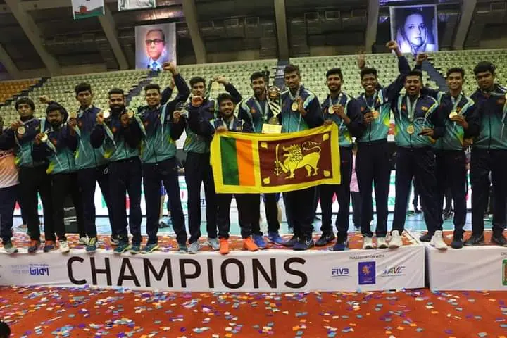 Sri Lankan players at the Central Asian Championship
