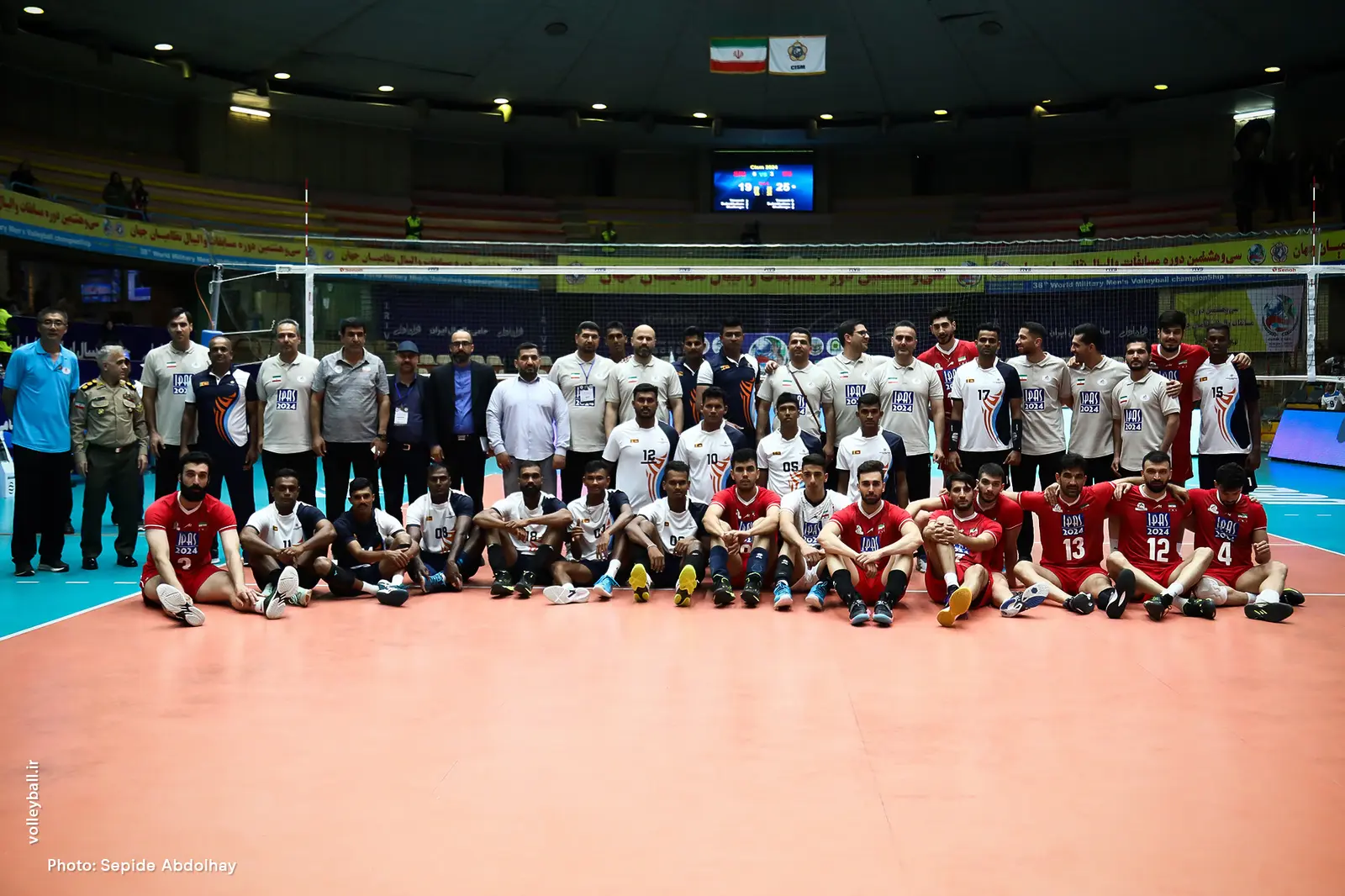 Sri Lankan volleyball team at the World Military Championship